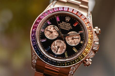 gold rolex daytona diamonds|Rolex daytona everose gold price.